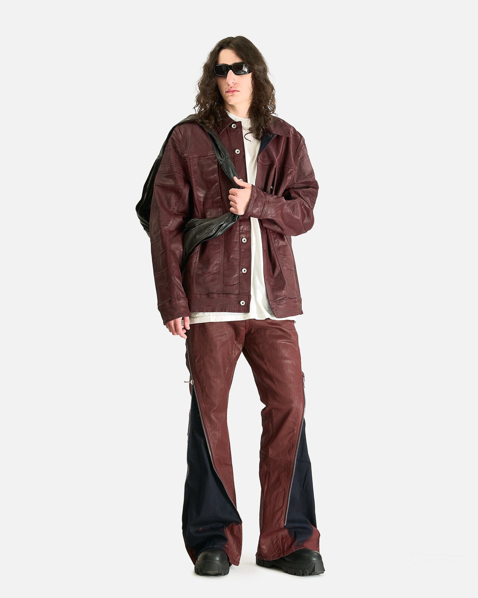 Rick Owens DRKSHDW Men's Pants Bolan Banana in Scab Wax