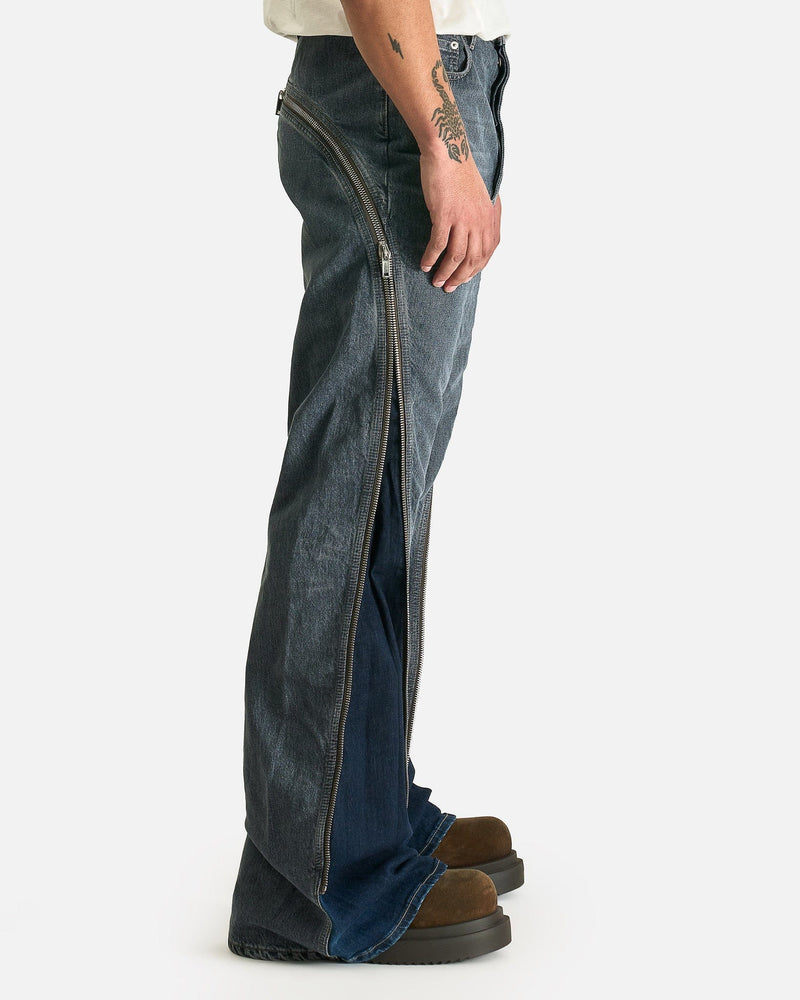 Rick Owens DRKSHDW Men's Jeans Bolan Banana in Washed Grey