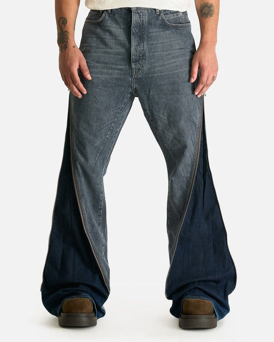 Rick Owens DRKSHDW Men's Jeans Bolan Banana in Washed Grey