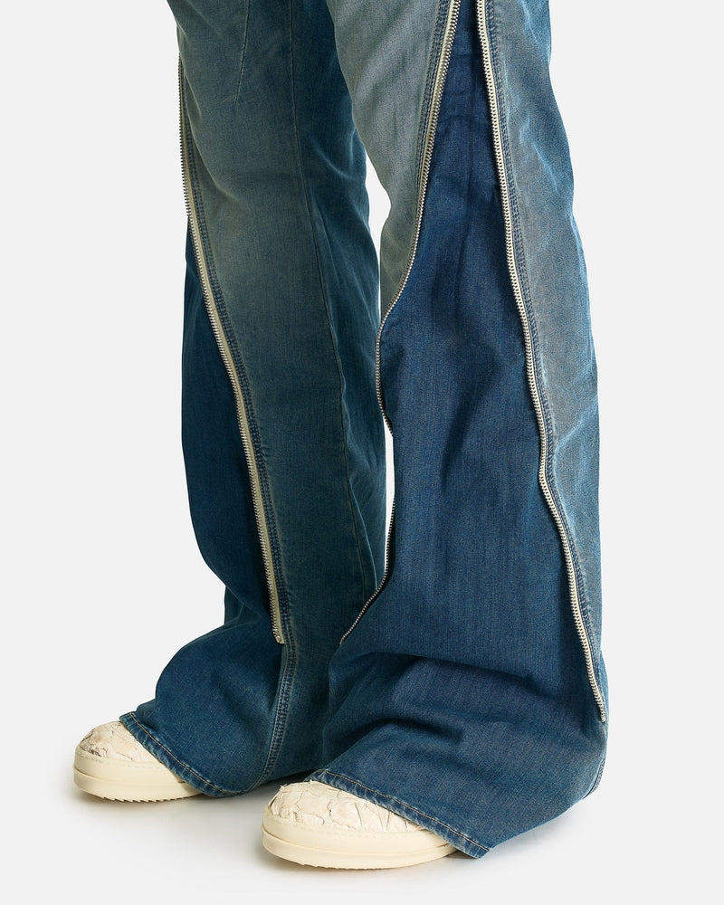 Rick Owens DRKSHDW Men's Pants Bolan Banana in Washed Indigo
