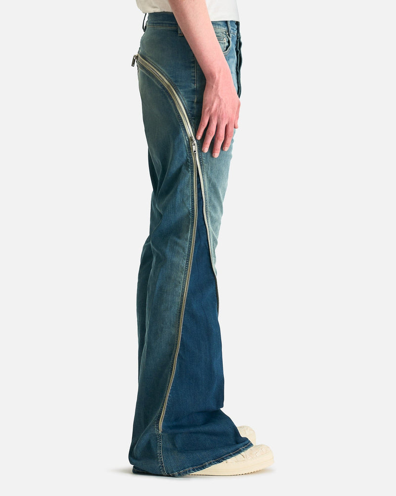 Rick Owens DRKSHDW Men's Pants Bolan Banana in Washed Indigo