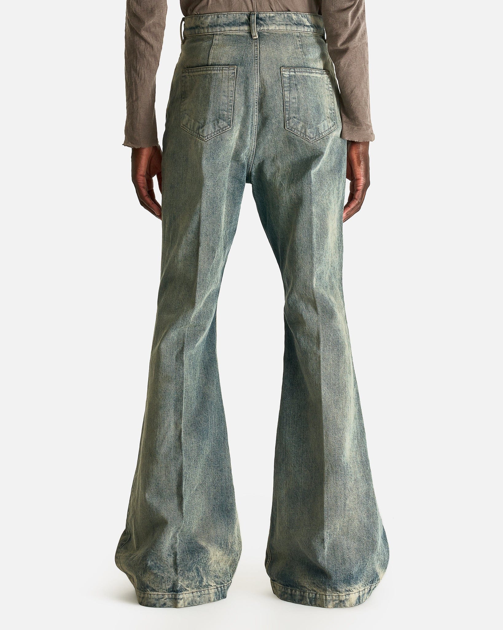 Rick Owens Men's Pants Bolans in Dirty Hustler