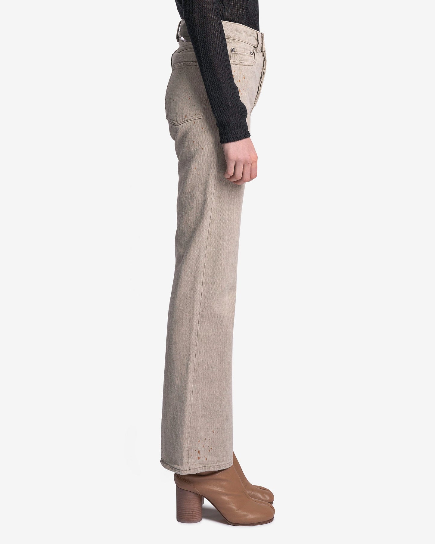 Our Legacy Women Pants Boot Cut in Attic Wash Denim