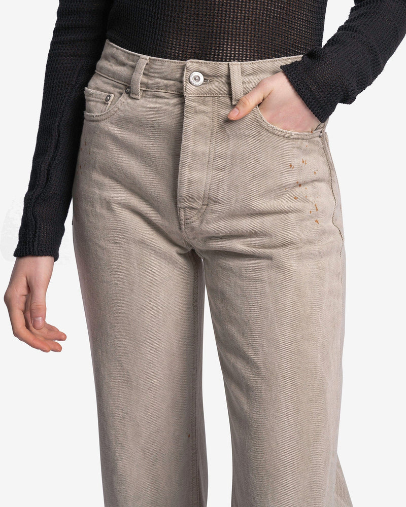 Our Legacy Women Pants Boot Cut in Attic Wash Denim