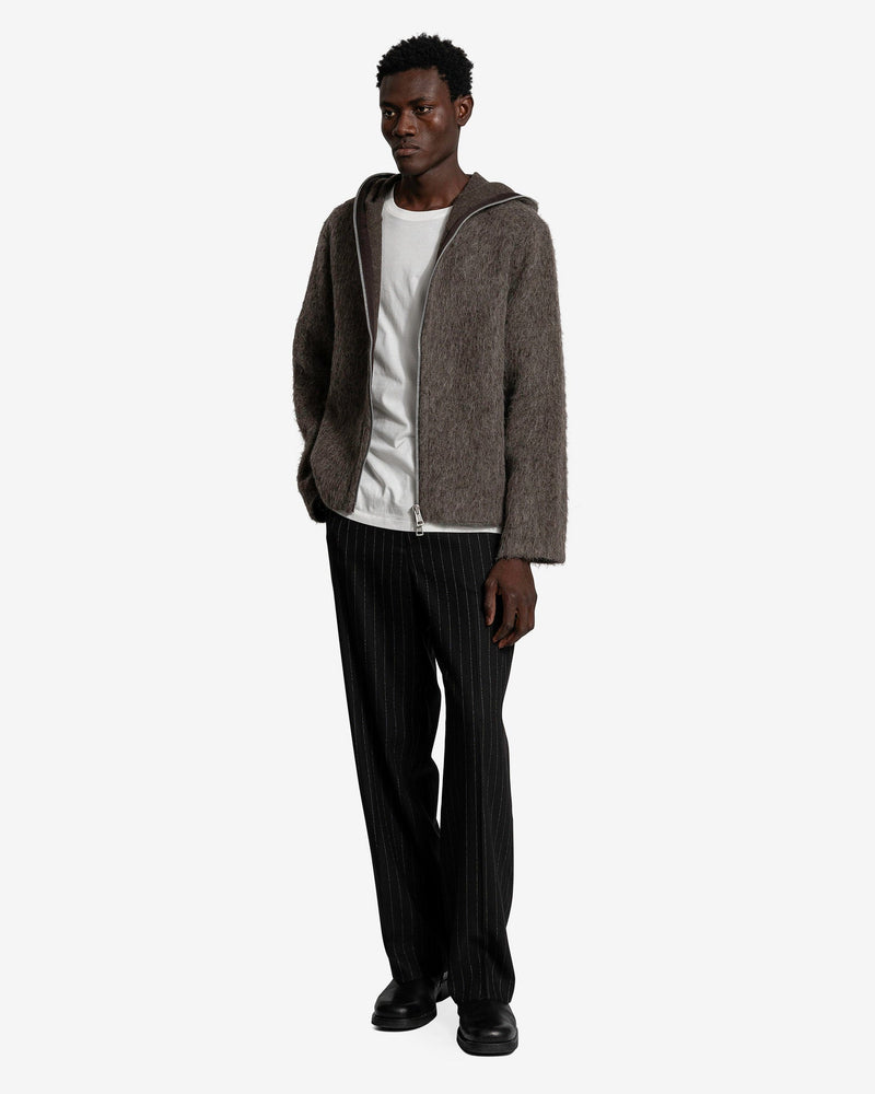 Our Legacy Men's Pants Borrowed Chino in Black Chalk Stripe