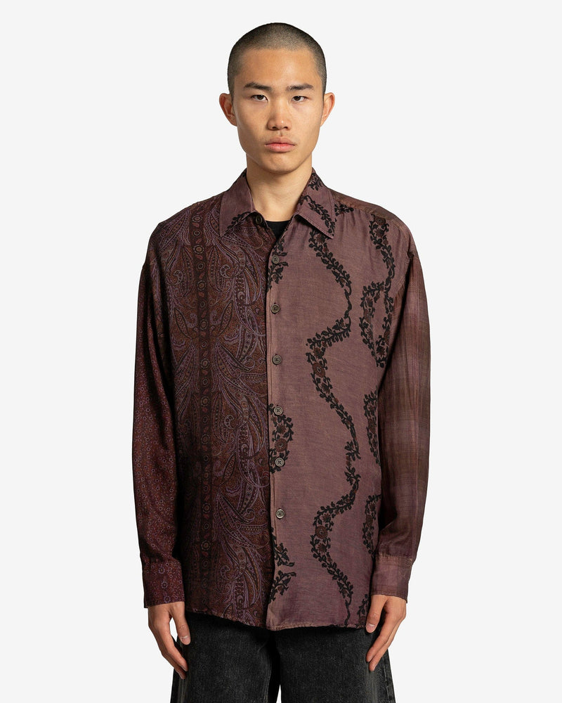 Our Legacy Men's Shirts Borrowed Shirt in Antique Wallpaper Print