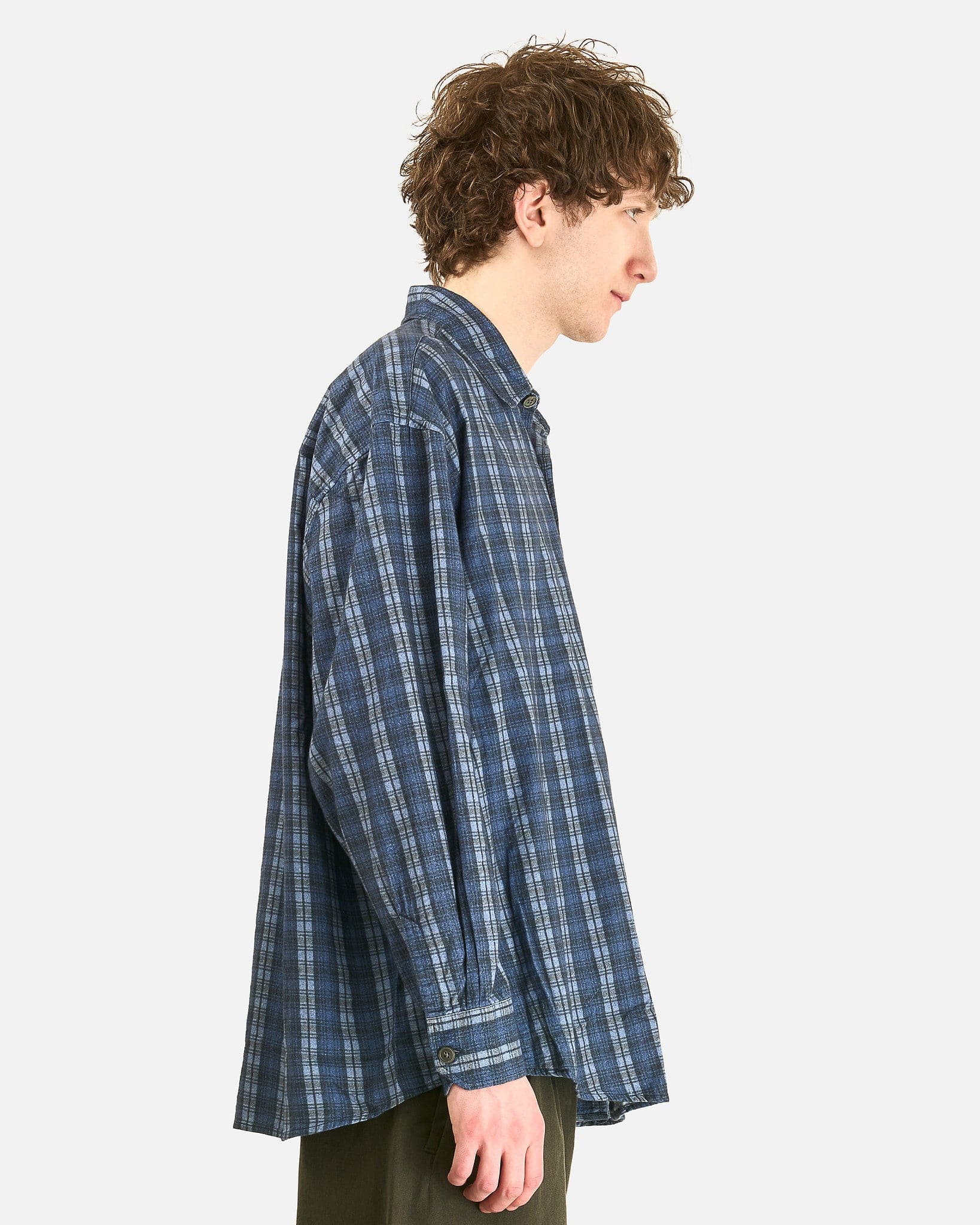 Our Legacy Men's Shirts Borrowed Shirt in Blue