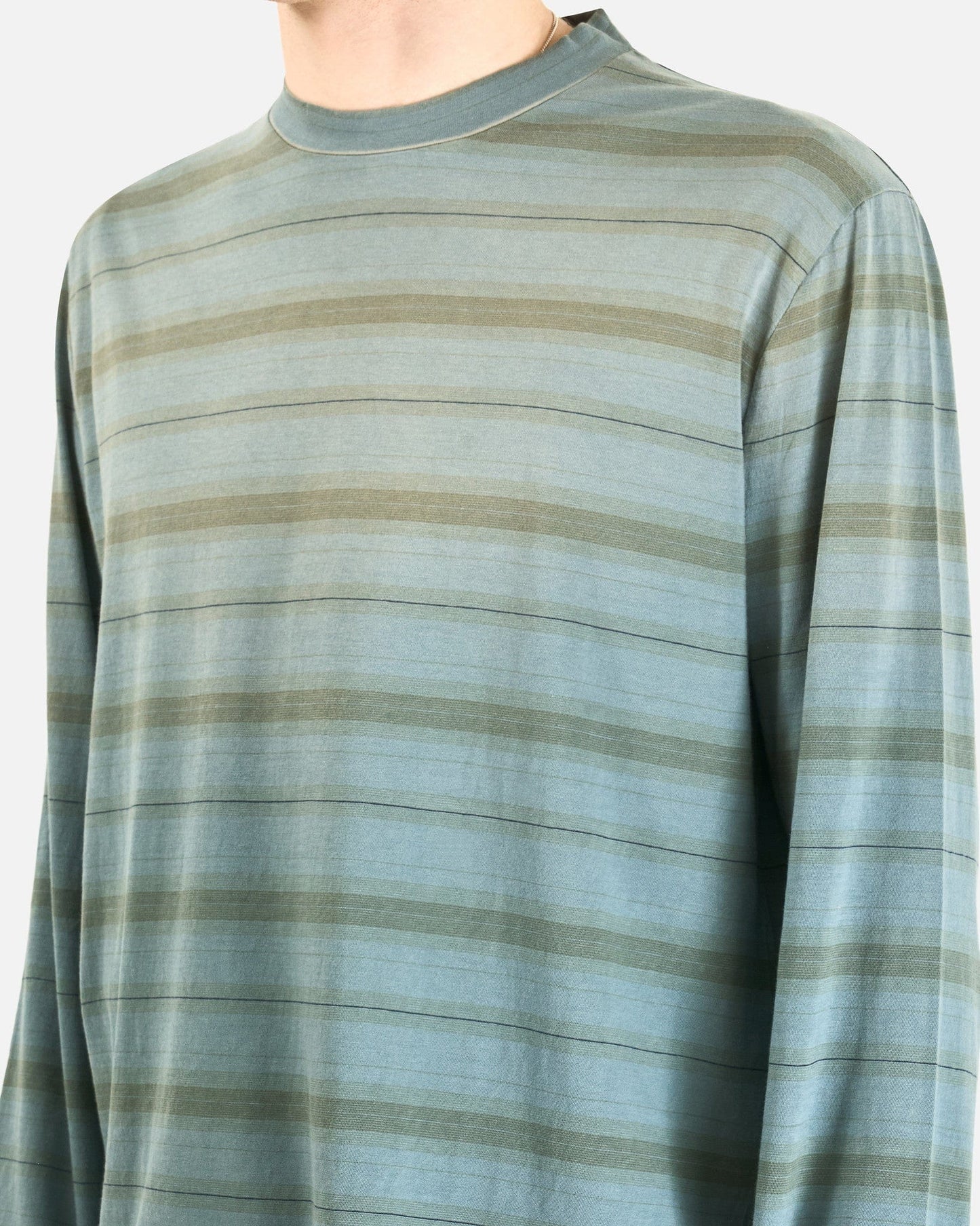 Our Legacy Men's Shirts Box Longsleeve in Ghost Stripe