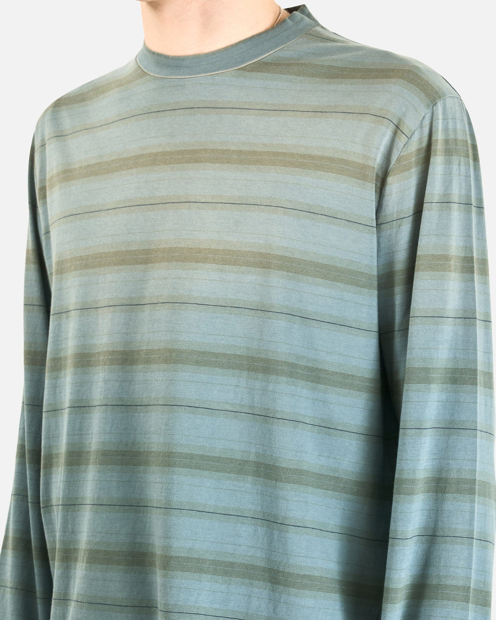 Our Legacy Men's Shirts Box Longsleeve in Ghost Stripe
