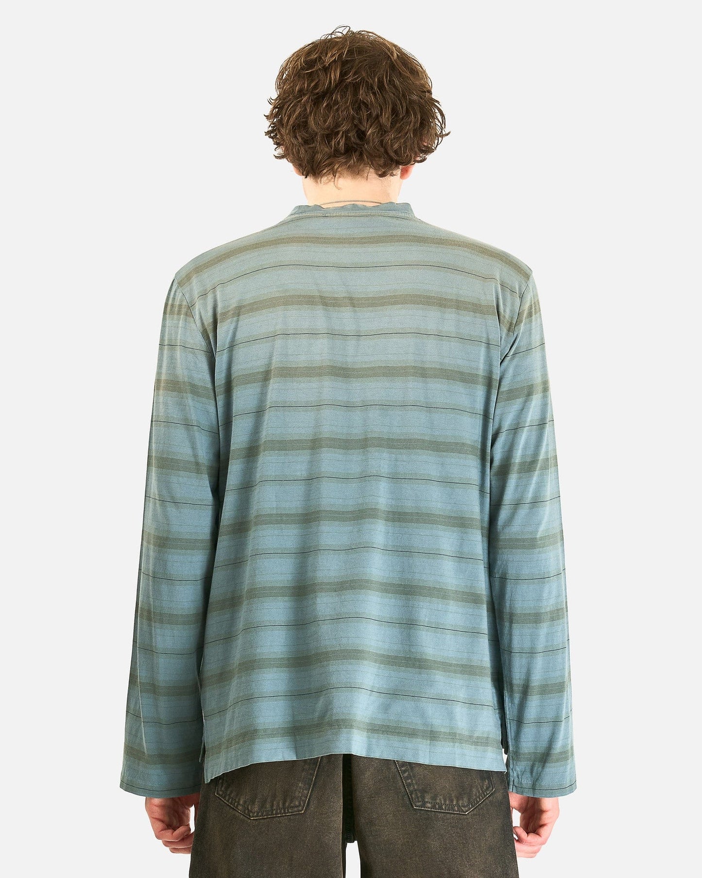 Our Legacy Men's Shirts Box Longsleeve in Ghost Stripe