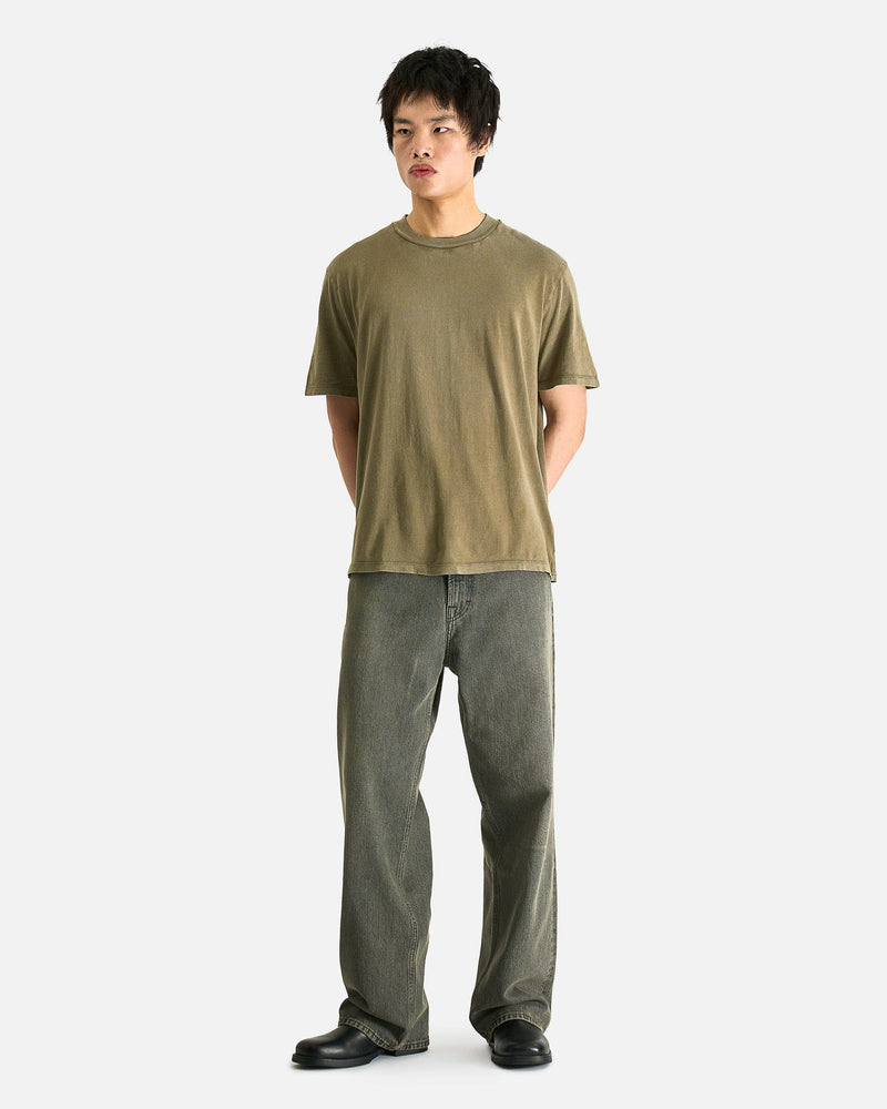 Our Legacy Men's T-Shirts Box T-Shirt Cavalry Olive Legacy Jersey