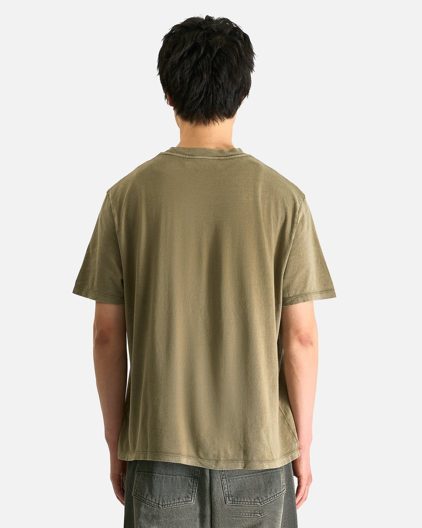 Our Legacy Men's T-Shirts Box T-Shirt Cavalry Olive Legacy Jersey