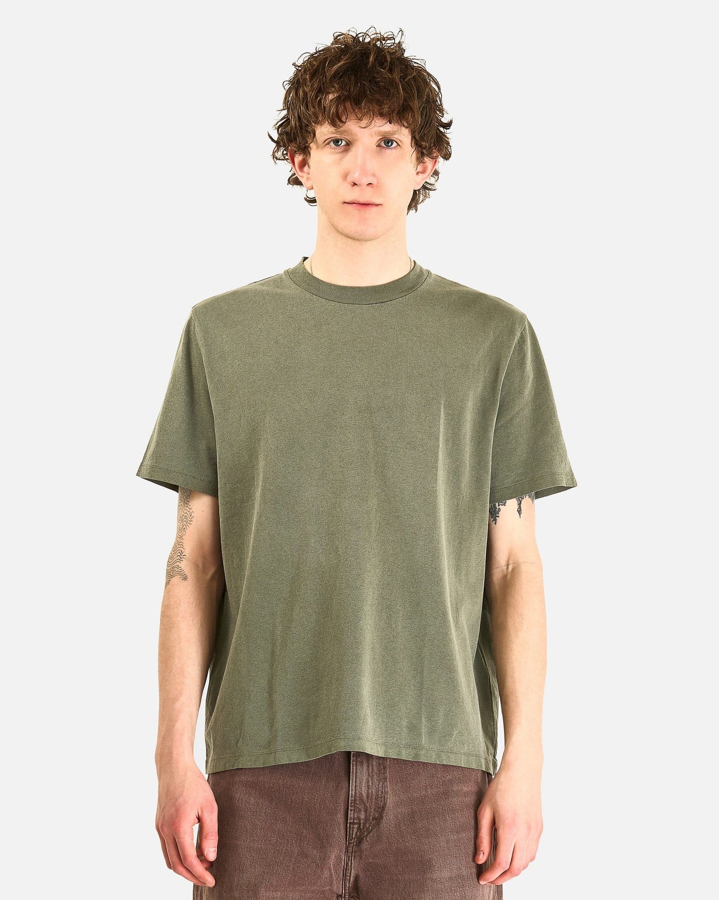 Our Legacy Men's T-shirts Box T-Shirt in Olive