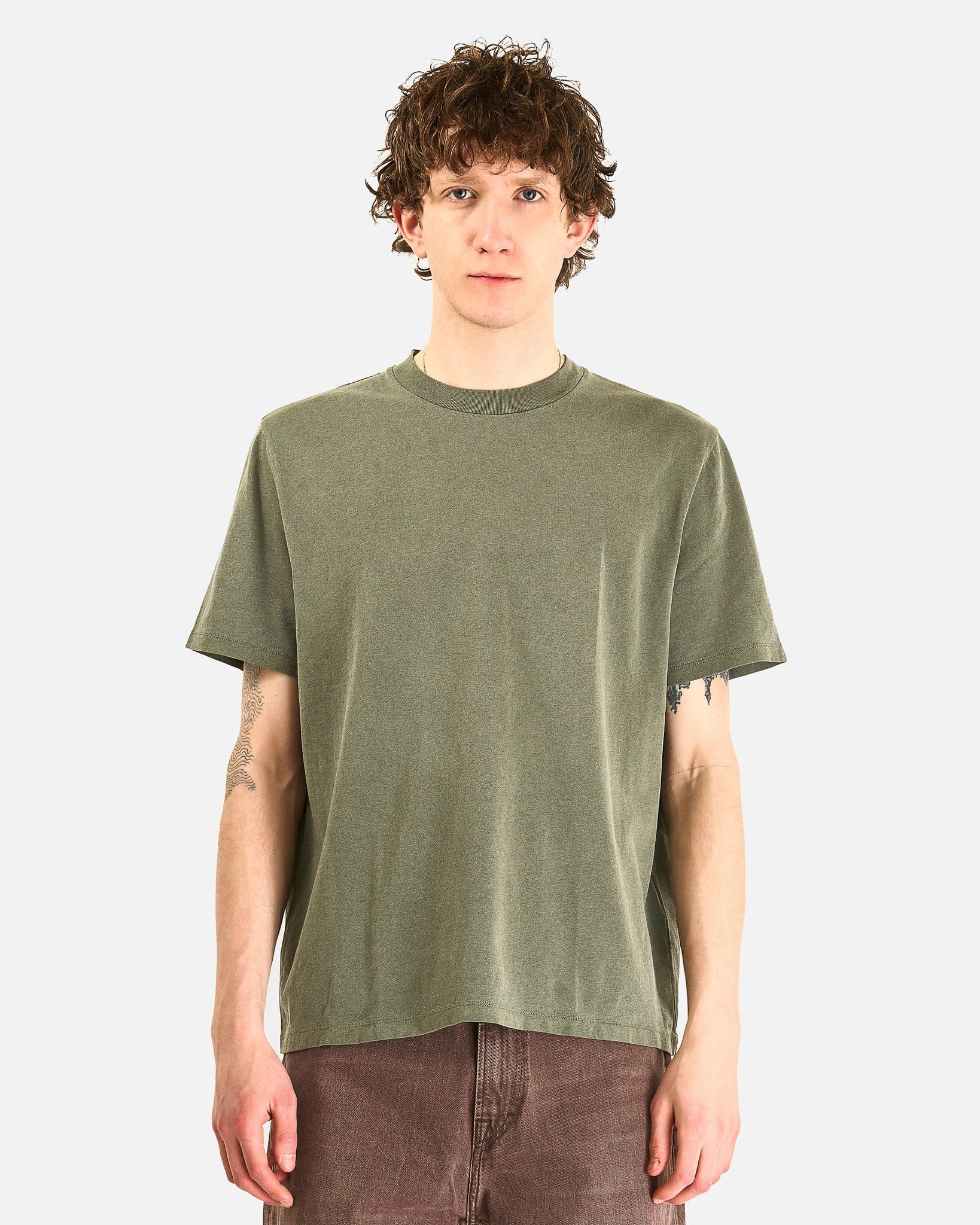 Our Legacy Men's T-shirts Box T-Shirt in Olive