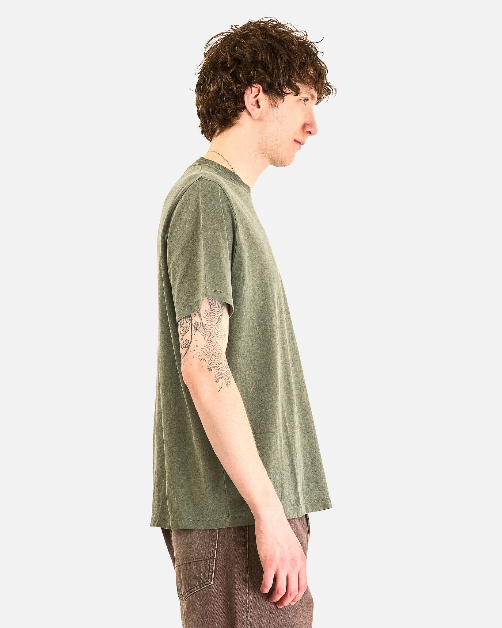 Our Legacy Men's T-shirts Box T-Shirt in Olive