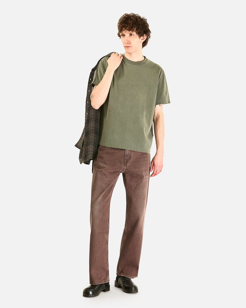 Our Legacy Men's T-shirts Box T-Shirt in Olive