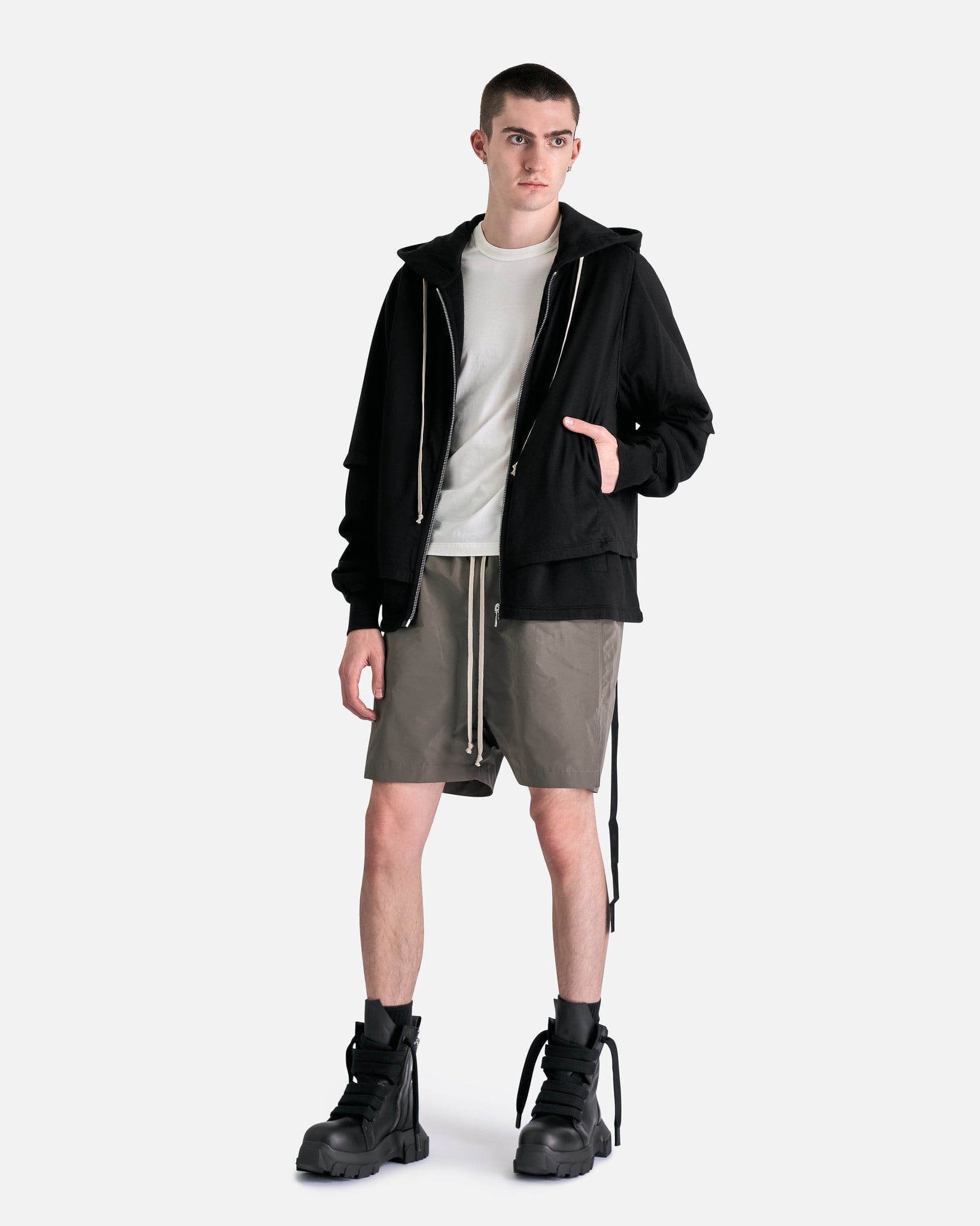 Rick Owens Men's Shorts Boxer Shorts in Dust