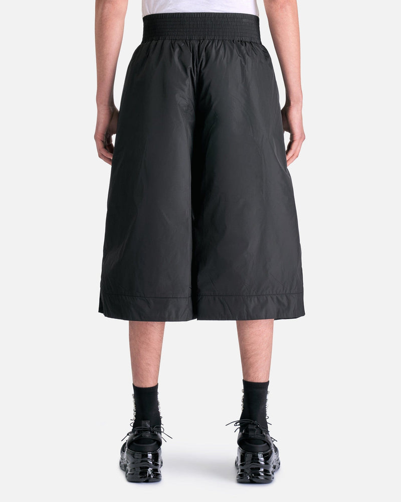 Simone Rocha Men's Shorts Boxing Shorts with Ruching in Black