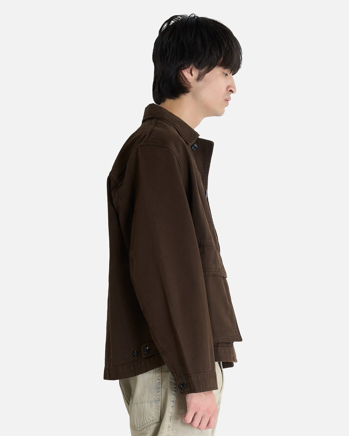 LEMAIRE Men's Jackets Boxy Jacket in Ristretto