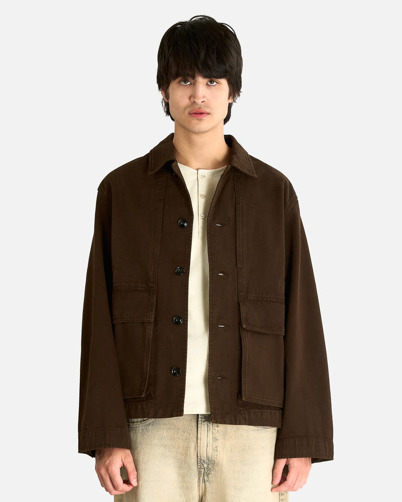 LEMAIRE Men's Jackets Boxy Jacket in Ristretto