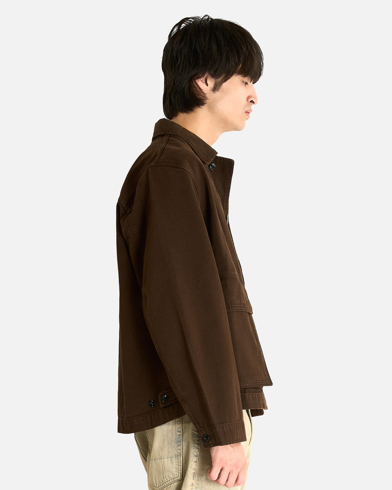 LEMAIRE Men's Jackets Boxy Jacket in Ristretto