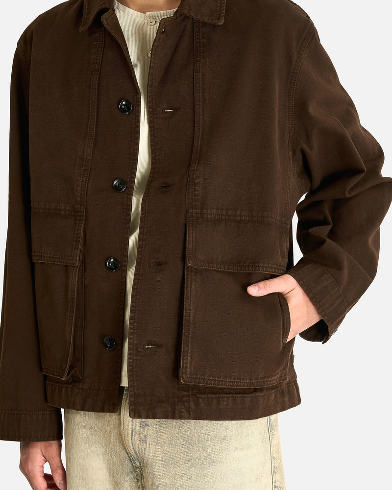 LEMAIRE Men's Jackets Boxy Jacket in Ristretto