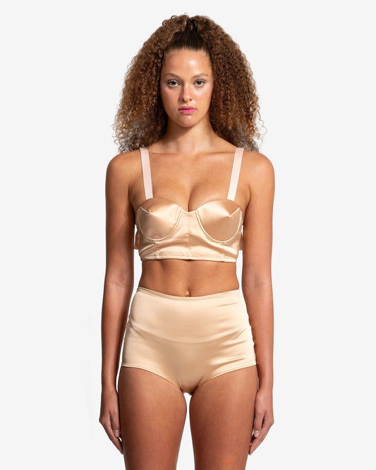 Maison Margiela Women Tops Bra in Nude