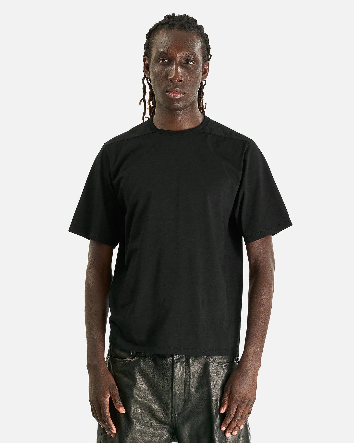 Rick Owens Men's T-Shirts Brad T in Black