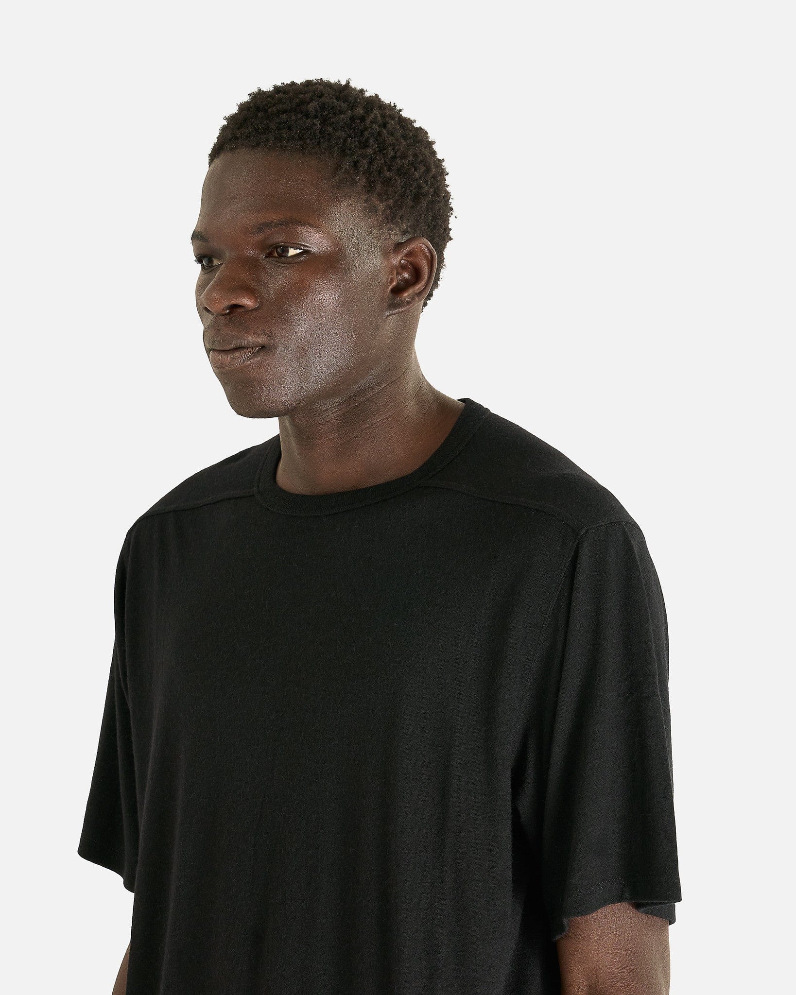 Rick Owens Men's T-Shirts Brad T in Black