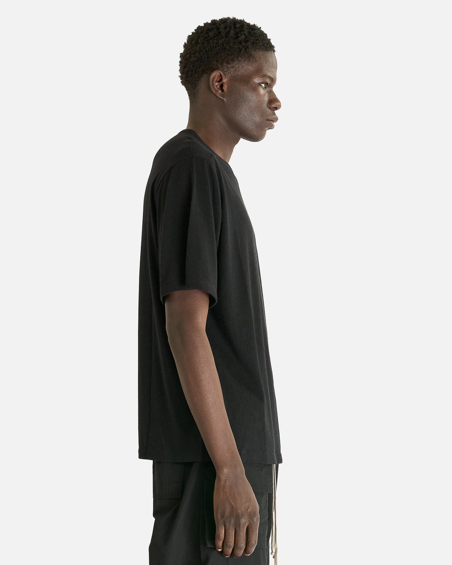 Rick Owens Men's T-Shirts Brad T in Black