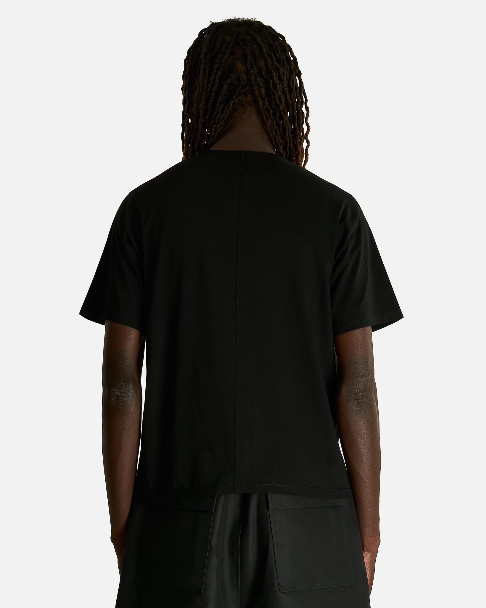 Rick Owens Men's T-shirts Brad T in Black/Milk