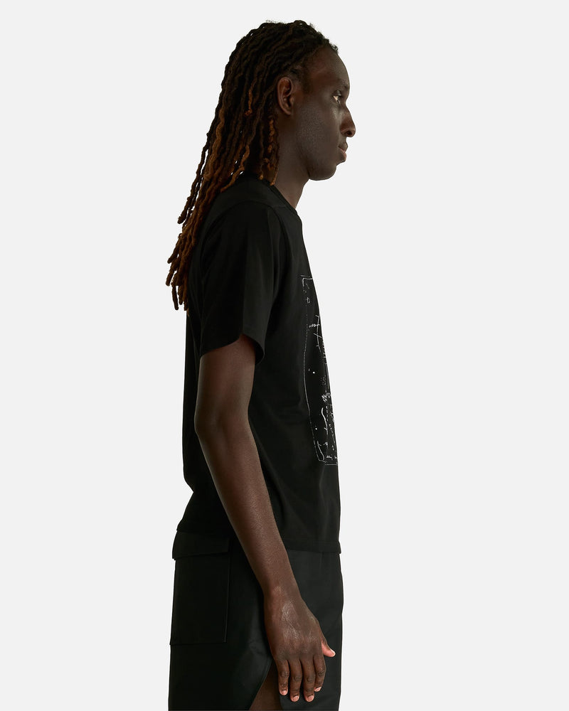 Rick Owens Men's T-shirts Brad T in Black/Milk