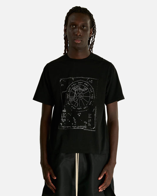 Rick Owens Men's T-shirts Brad T in Black/Milk