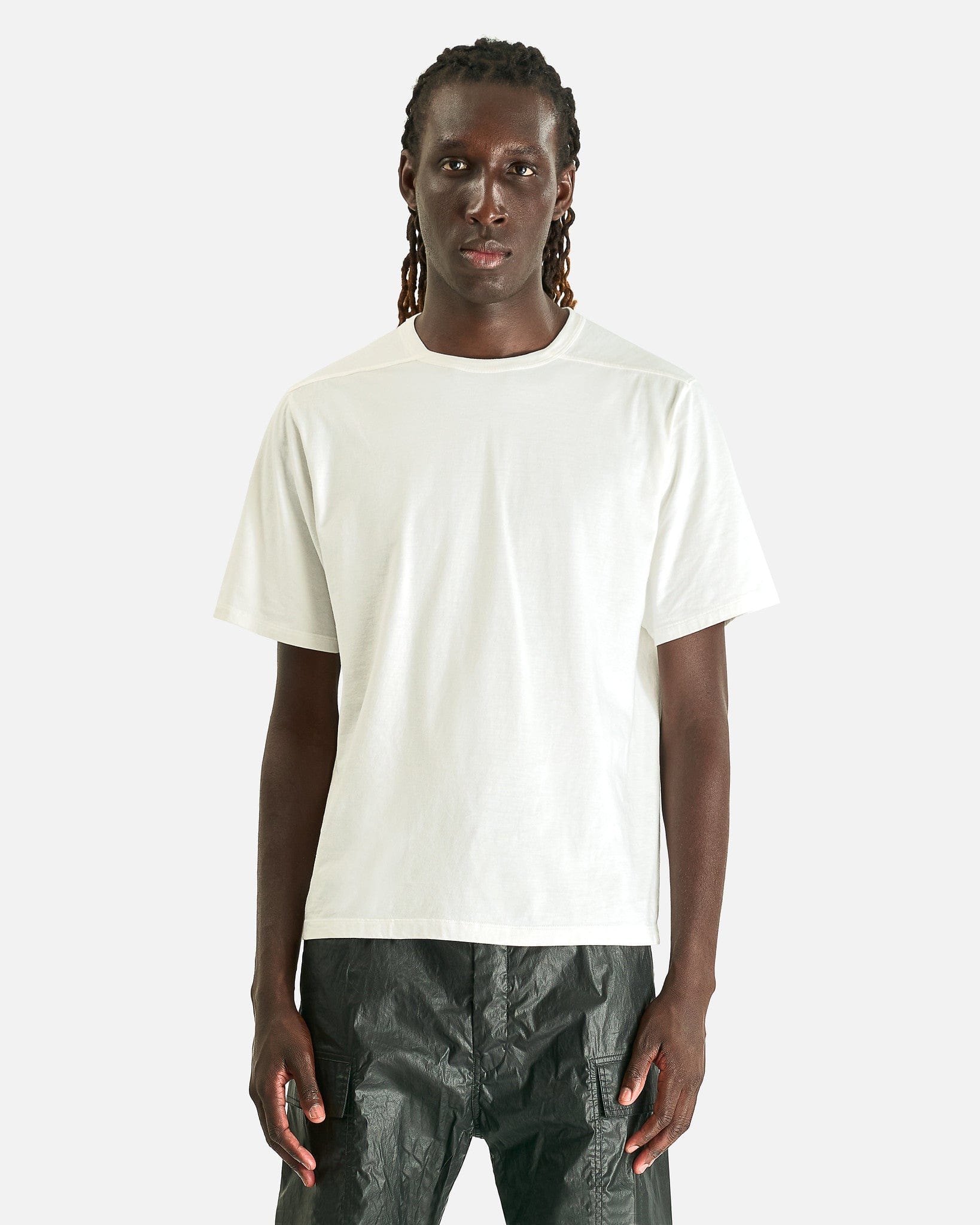 Rick Owens Men's T-Shirts Brad T in Milk
