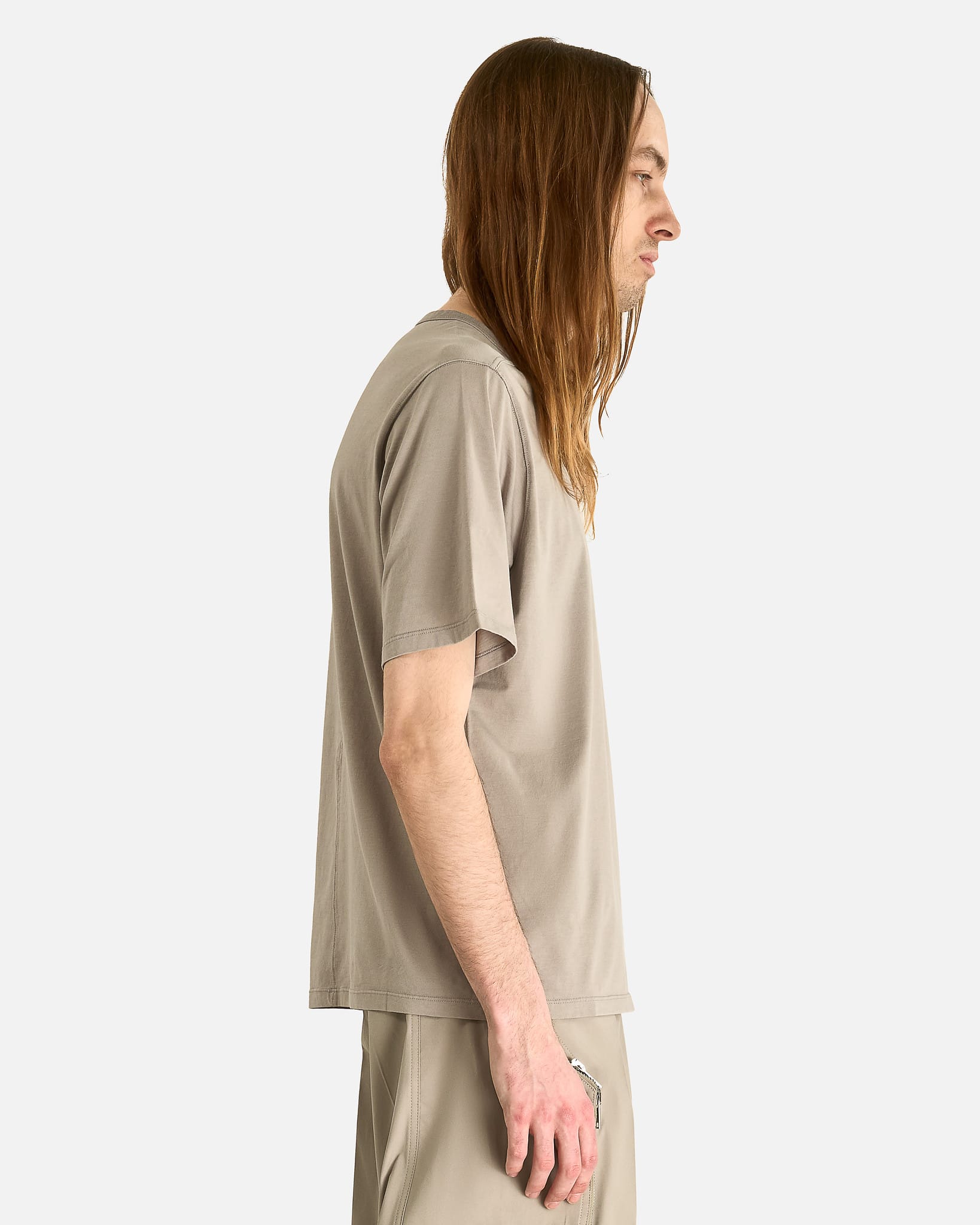 Rick Owens Men's T-shirts Brad T in Pearl