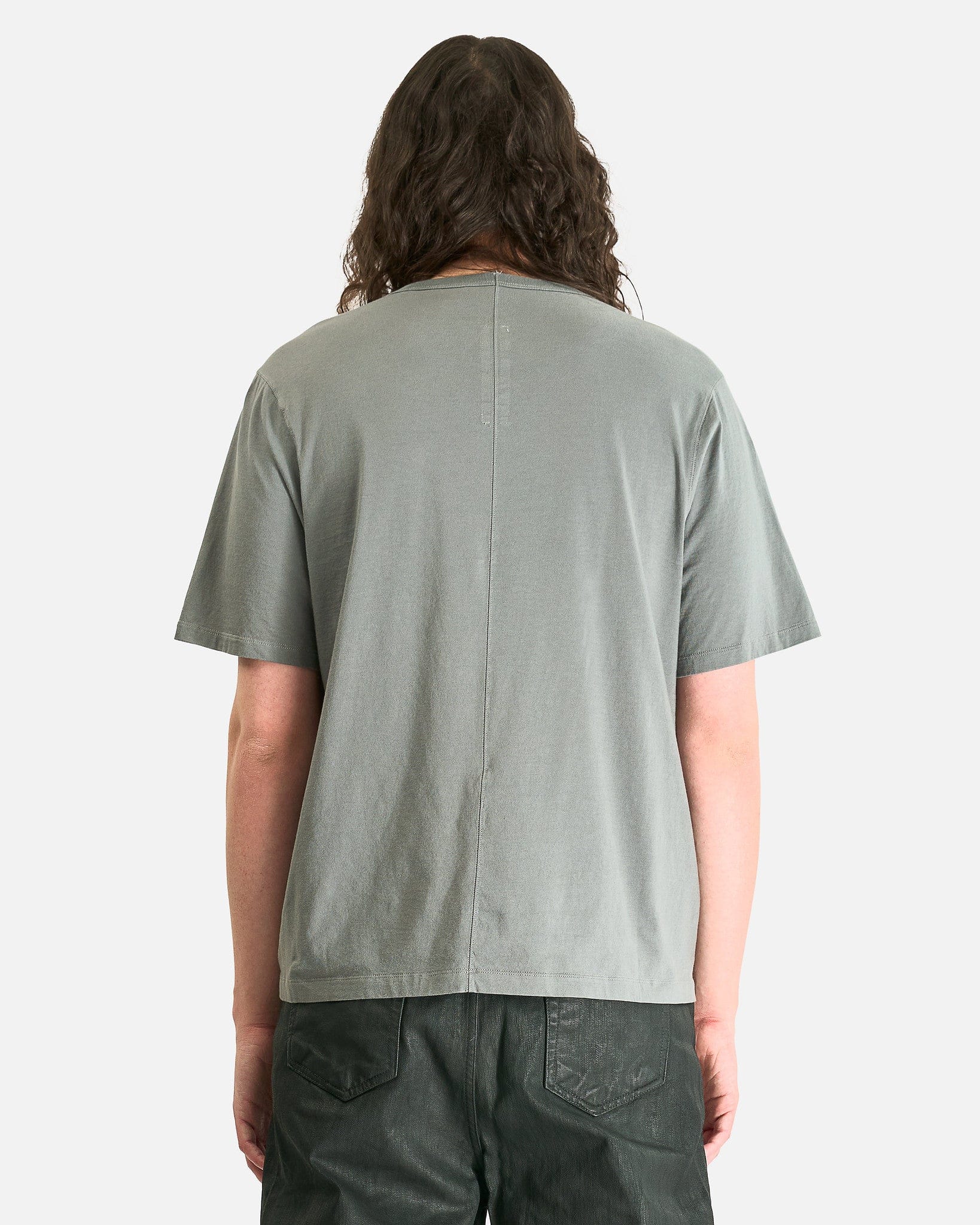 Rick Owens Men's T-Shirts Brad T in Washed Indigo