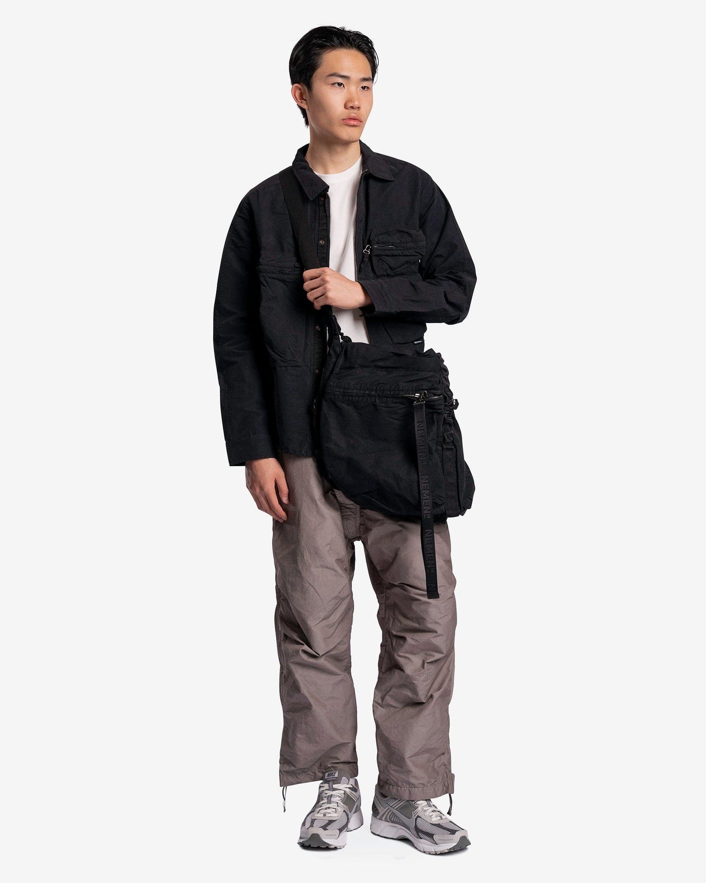 Nemen Men's Pants Breeze Technical Zipped Overpant in Medium Grey
