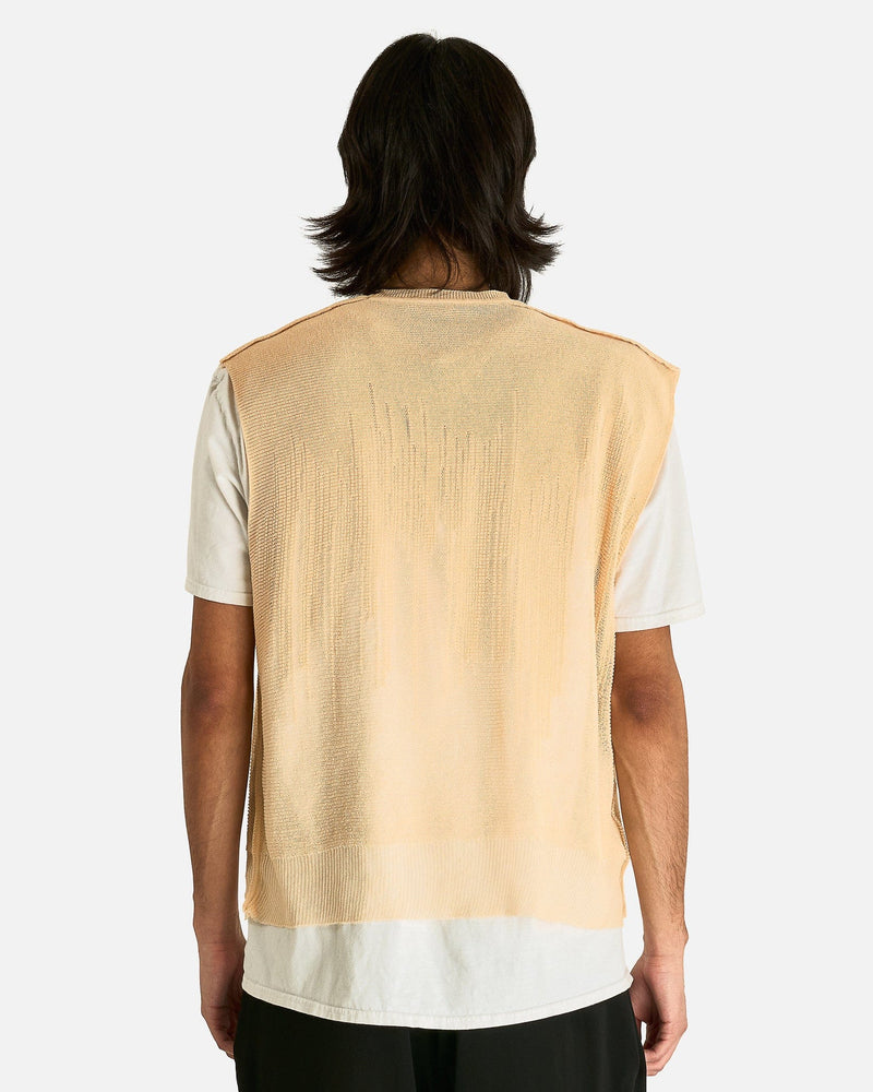 Homme Plissé Issey Miyake Men Sweaters OS Brush Close-Up Knit in Beige
