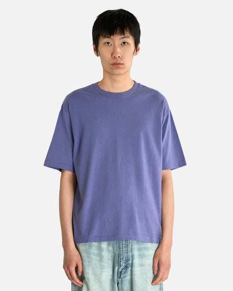 トップス AURALEEBRUSHEDORGANICCOTTON JERSEYTEE Brushed Organic Cotton Jersey Tee in Light Purple – SVRN