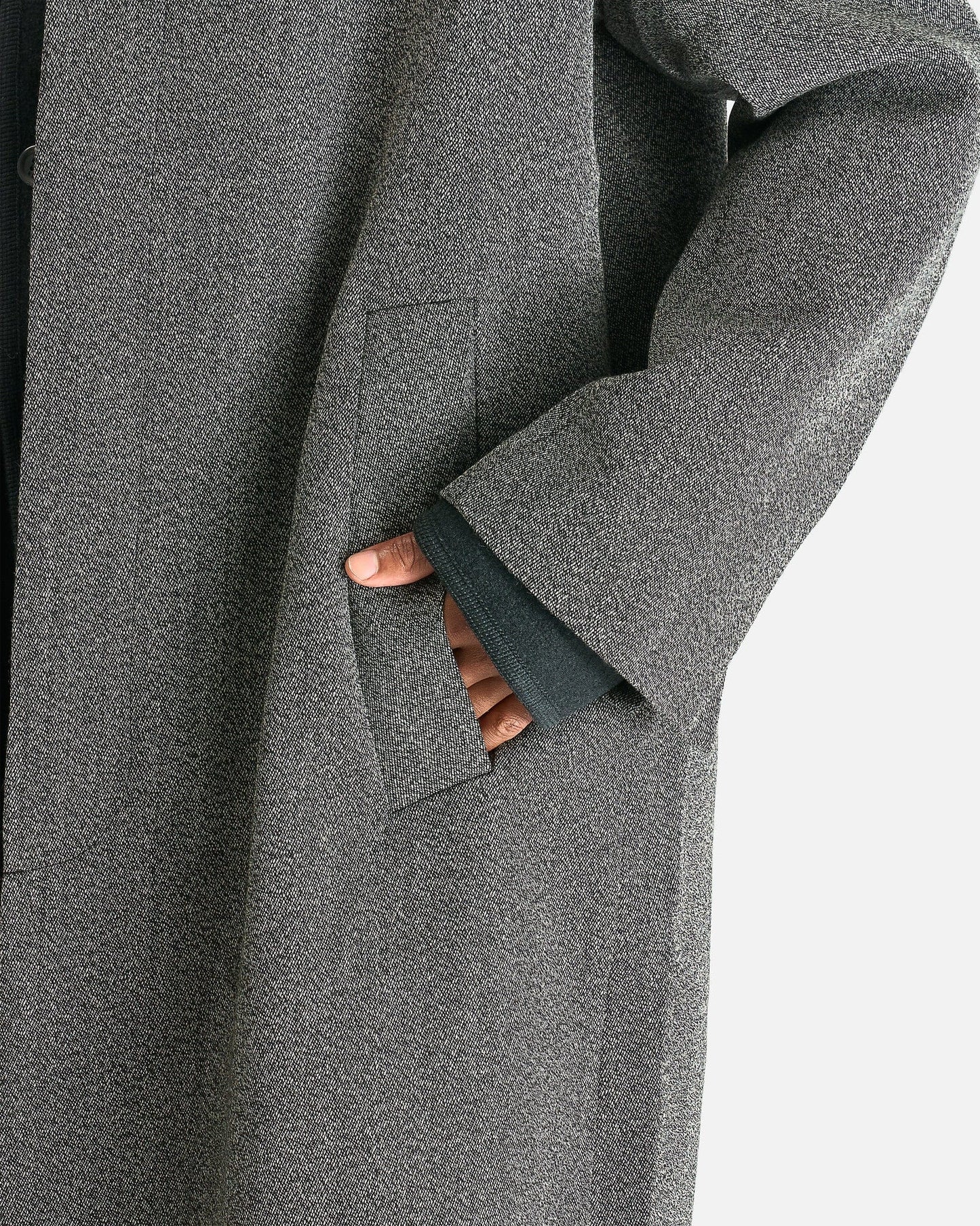 Studio Nicholson Men's Coat Bryn Coat in Black/White