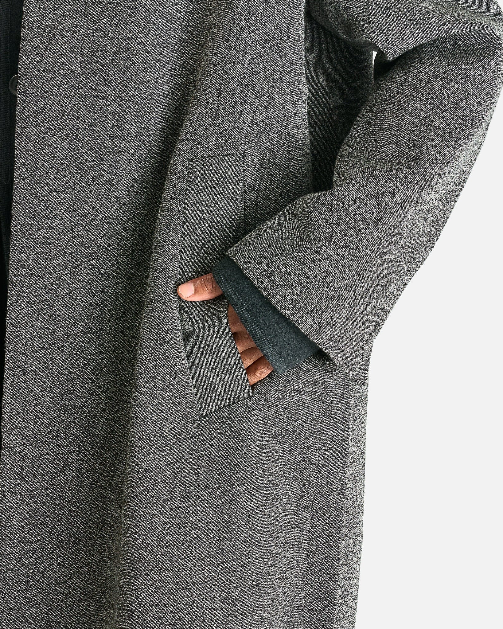 Studio Nicholson Men's Coat Bryn Coat in Black/White