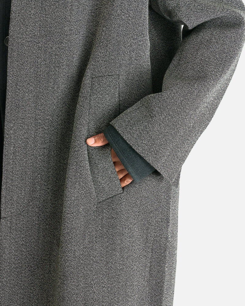 Studio Nicholson Men's Coat Bryn Coat in Black/White