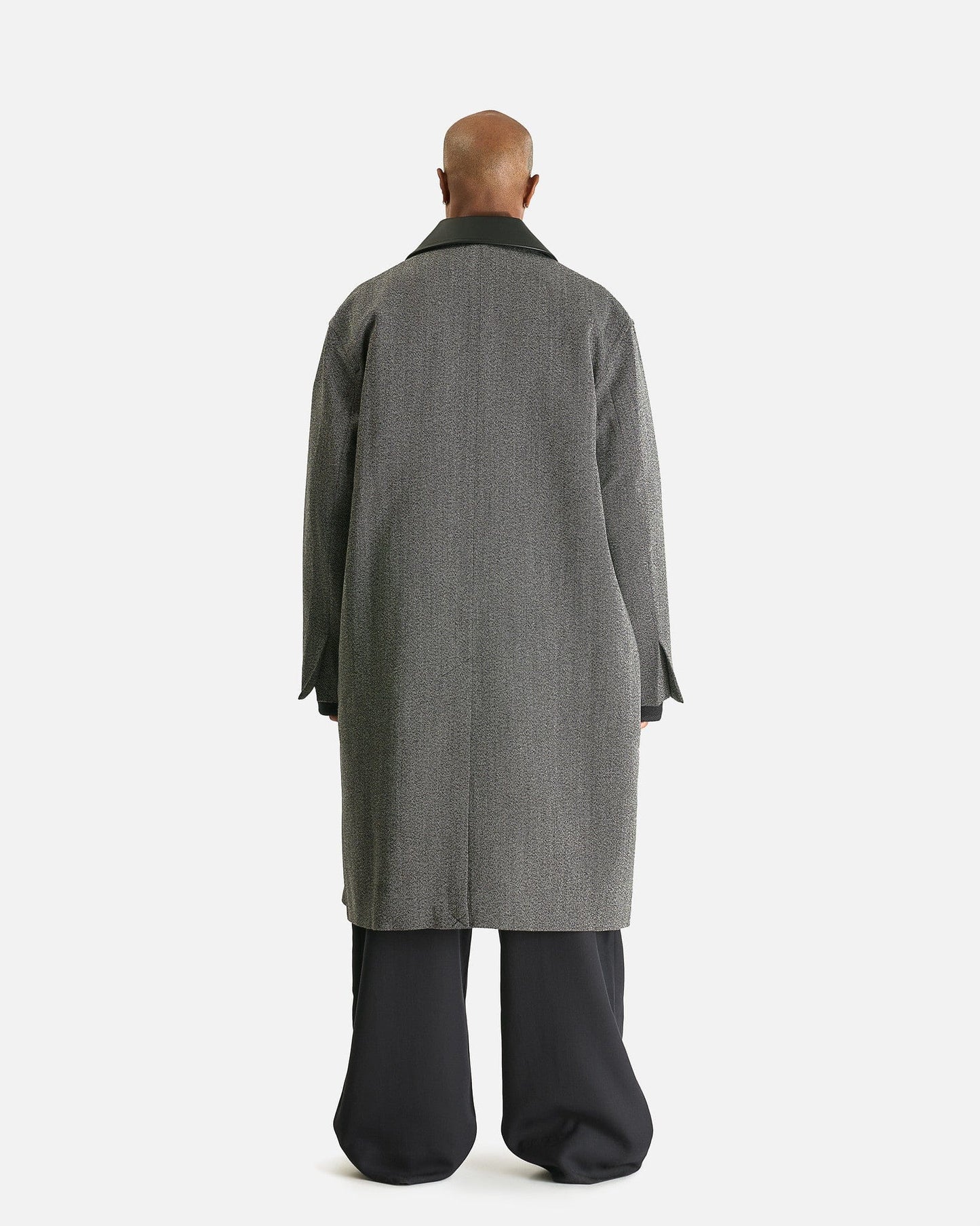 Studio Nicholson Men's Coat Bryn Coat in Black/White