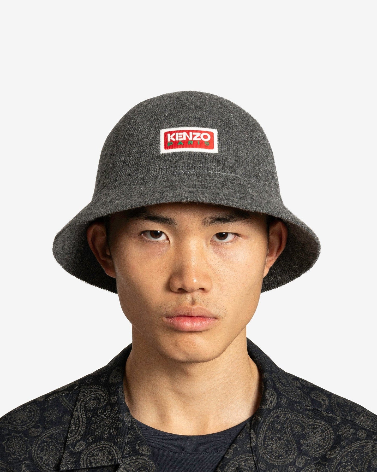 KENZO Men's Hats Bucket Hat in Misty Grey