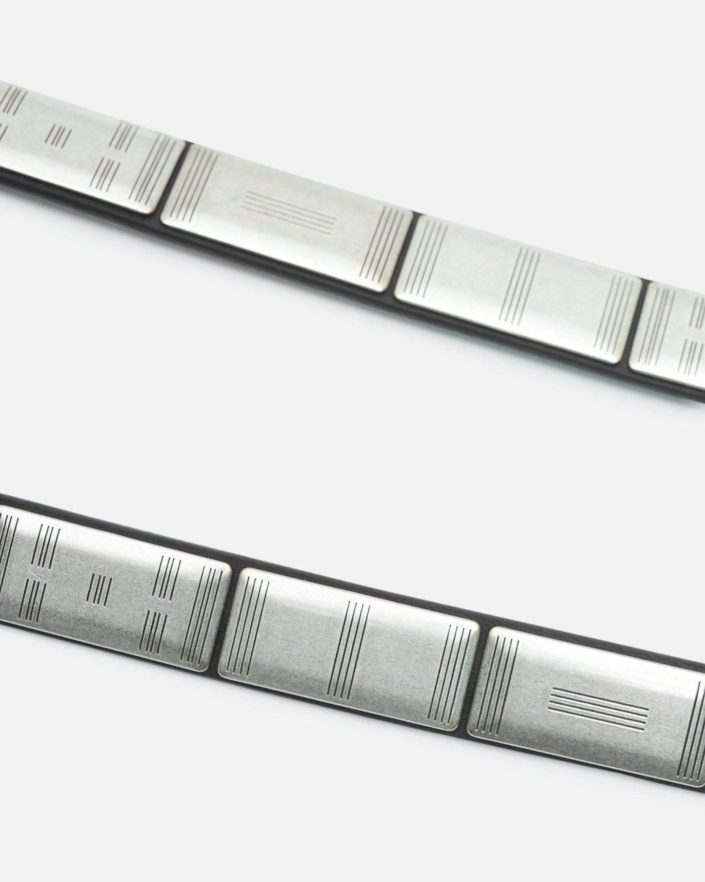 LEMAIRE Leather Goods Buffalo Studs Belt 20 in Black