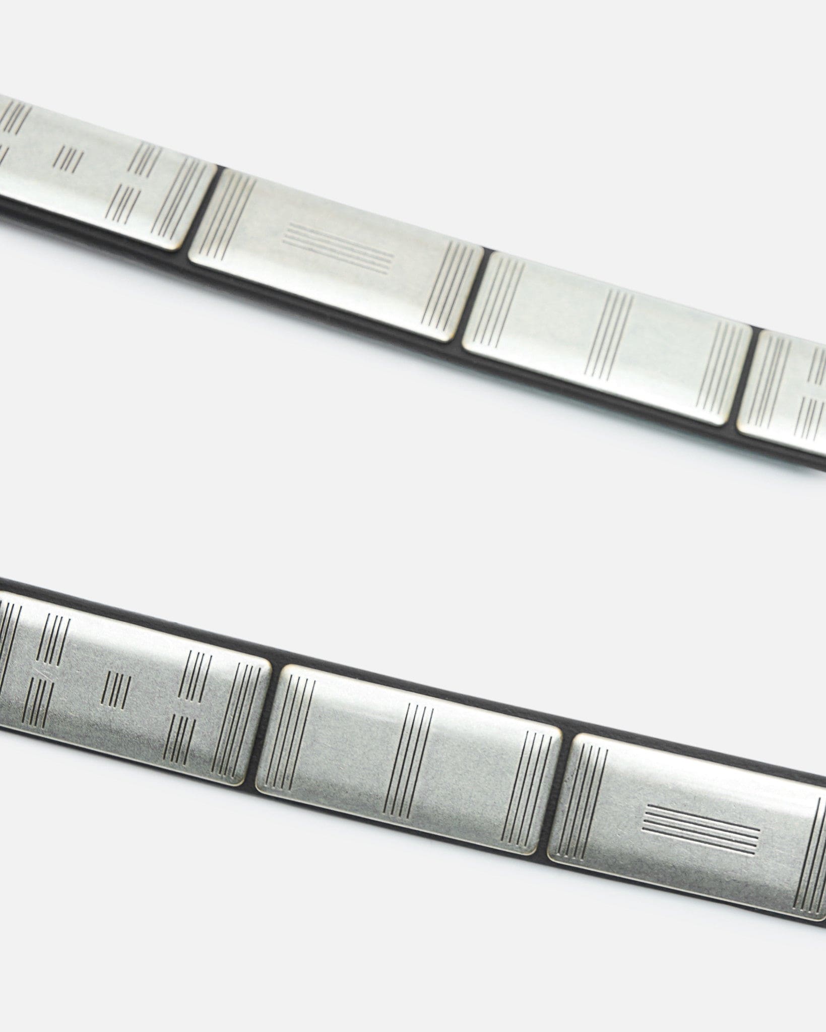 LEMAIRE Leather Goods Buffalo Studs Belt 20 in Black