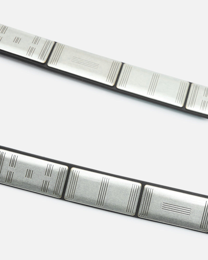 LEMAIRE Leather Goods Buffalo Studs Belt 20 in Black