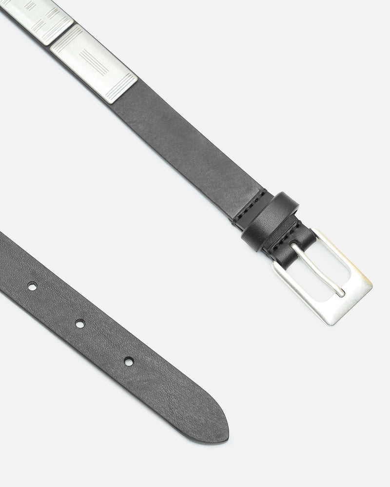 LEMAIRE Leather Goods Buffalo Studs Belt 20 in Black