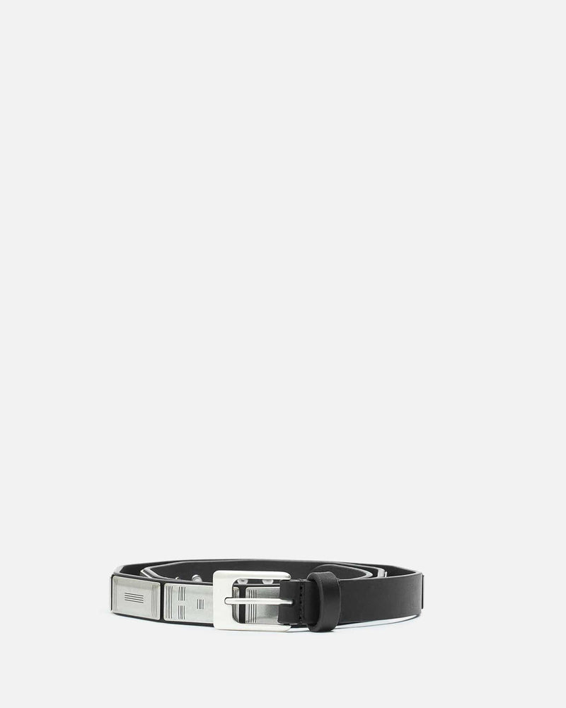 LEMAIRE Leather Goods Buffalo Studs Belt 20 in Black