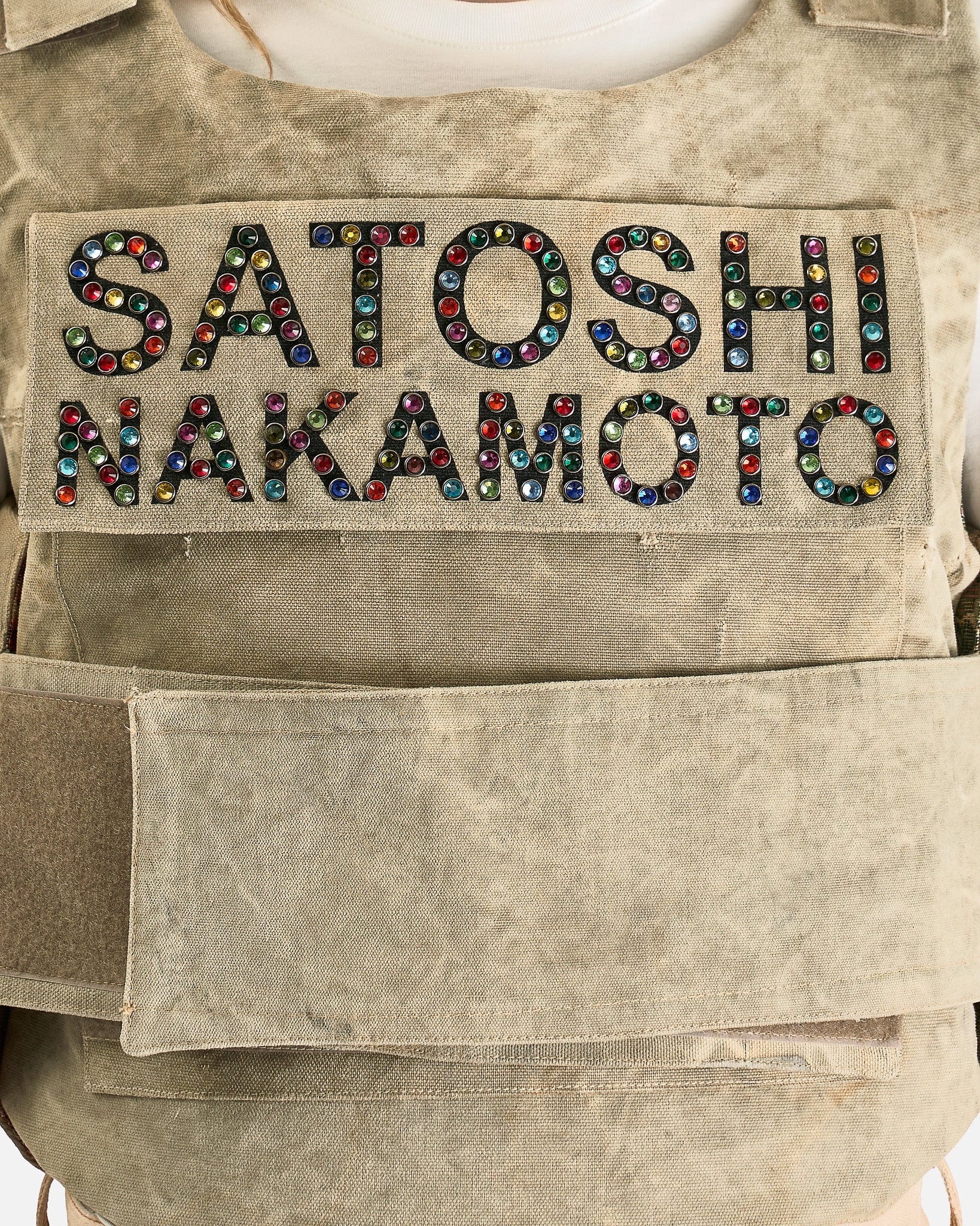 Satoshi Nakamoto SOLD OUT Bulletproof Vest in Beige
